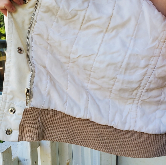 1980s cream coat medium - Picture 5 of 11